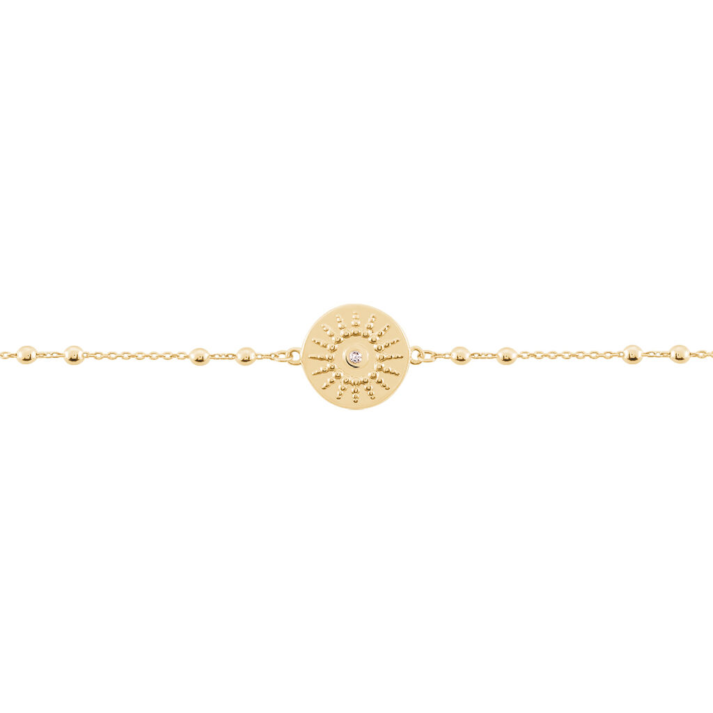 Bracelet Artea Plaqué Or Jaune Oxyde De Zirconium