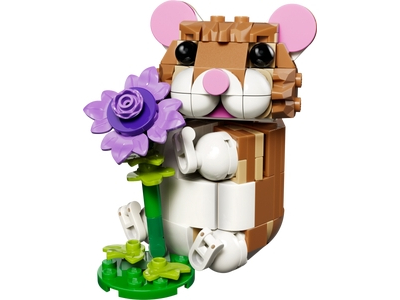 LEGO Schattige hamster met bloem (31376)