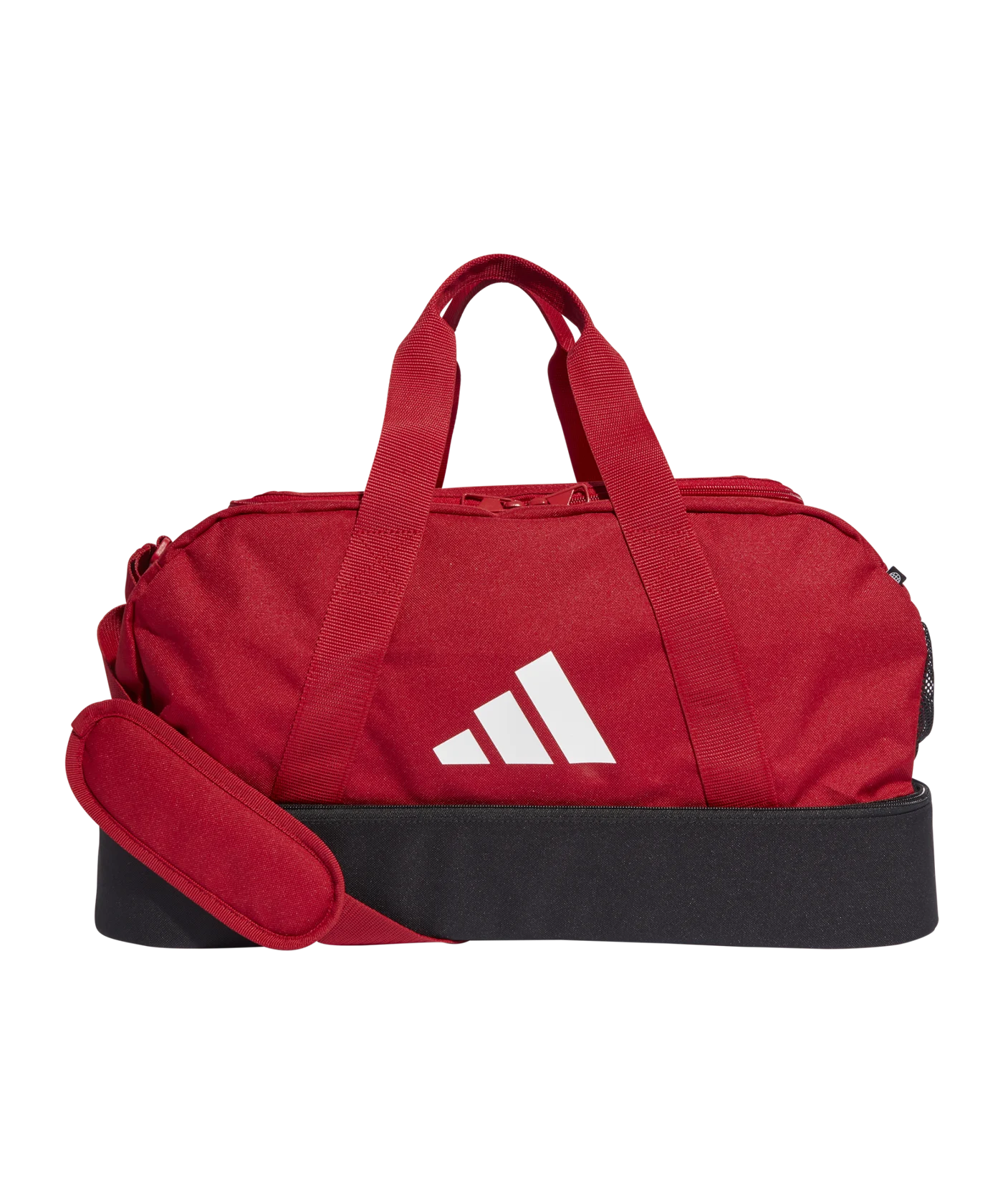 adidas Tiro League Duffel Bag Gr. S Rot Weiss