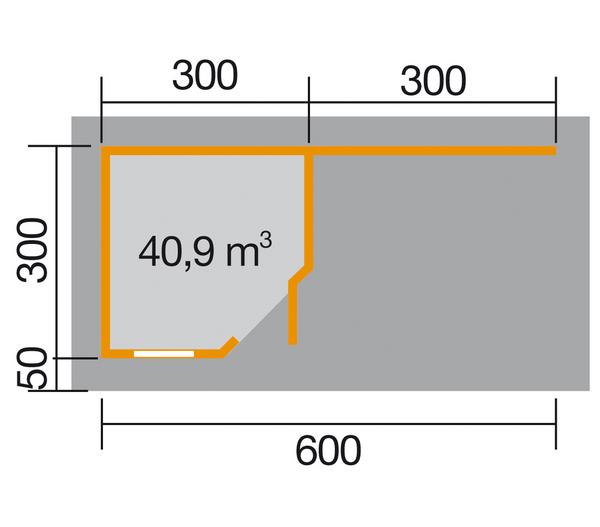 Weka Designhaus 213 B Gr.2, ca. B646/H237/T338