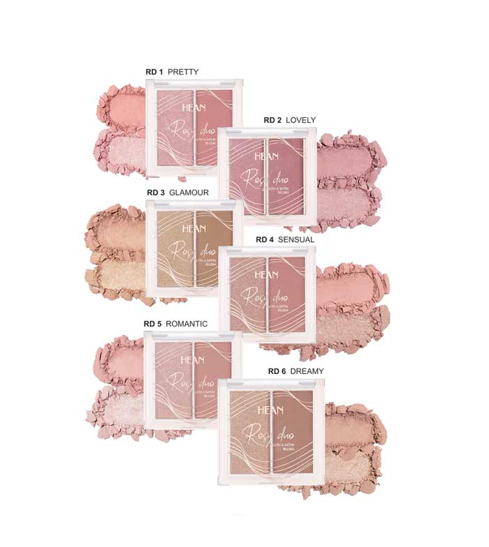Hean - Blush em pó Duo Rosy - Sensual