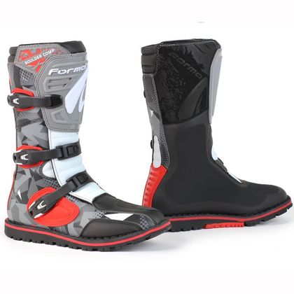 Bottes cross Forma BOULDER COMP 2023 - Gris / Rouge