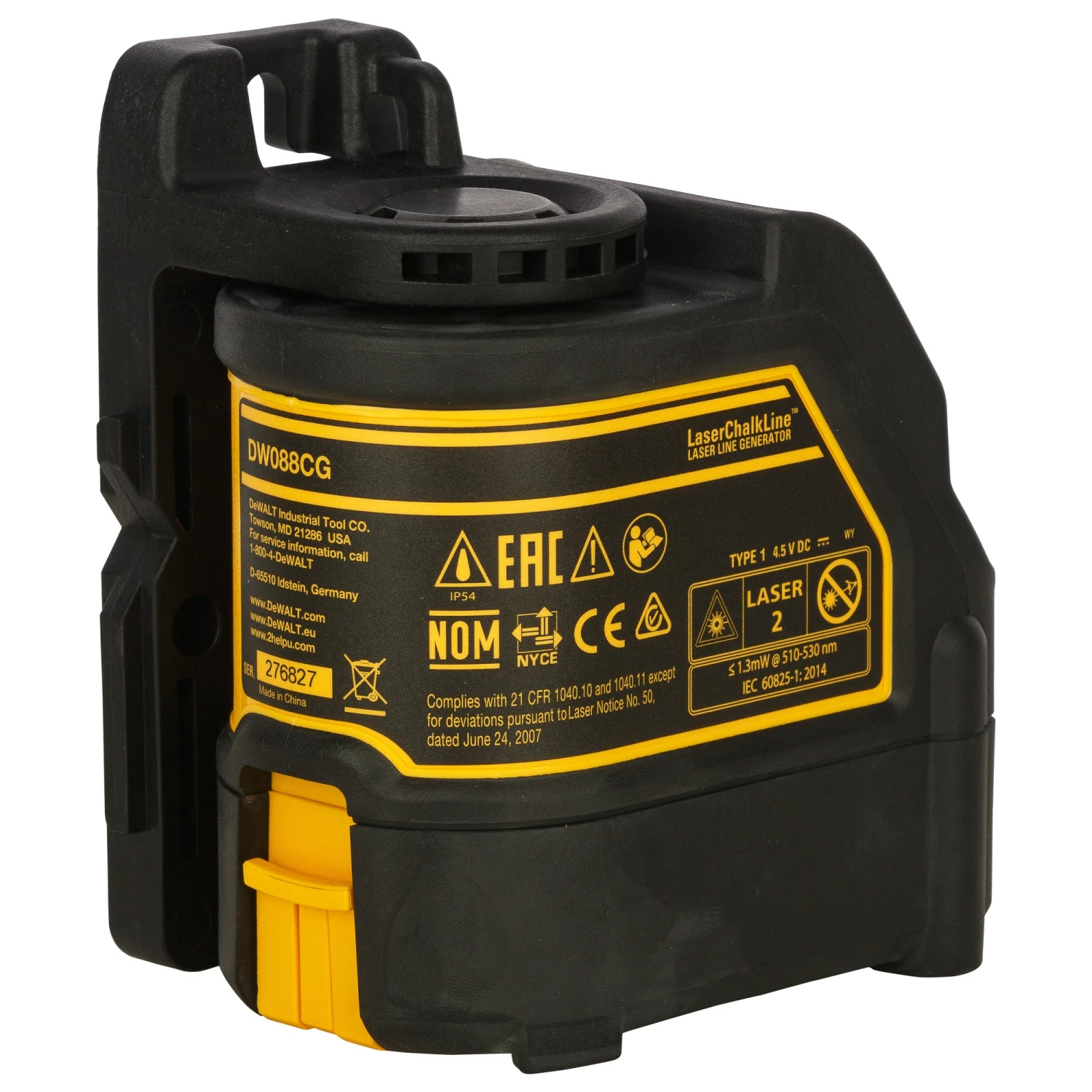 DeWALT DW088CGTRI Kruislijnlaser met statief - 2 lijnen - 15m - Groen