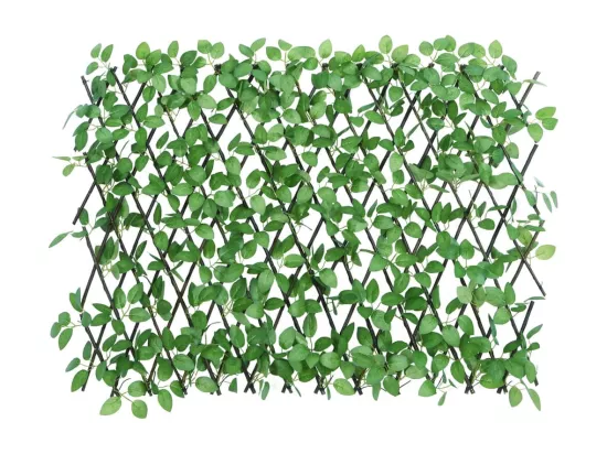 ?Treillis de lierre artificiel extensible 5 pcs vert 180x65 cm