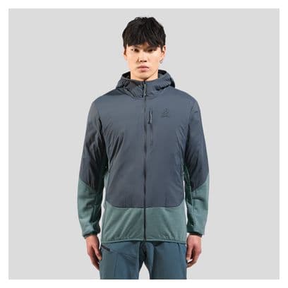 Veste Hybride Odlo Ascent Gris/Bleu