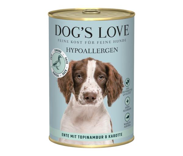 DOG'S LOVE Nassfutter für Hunde Hypoallergen,