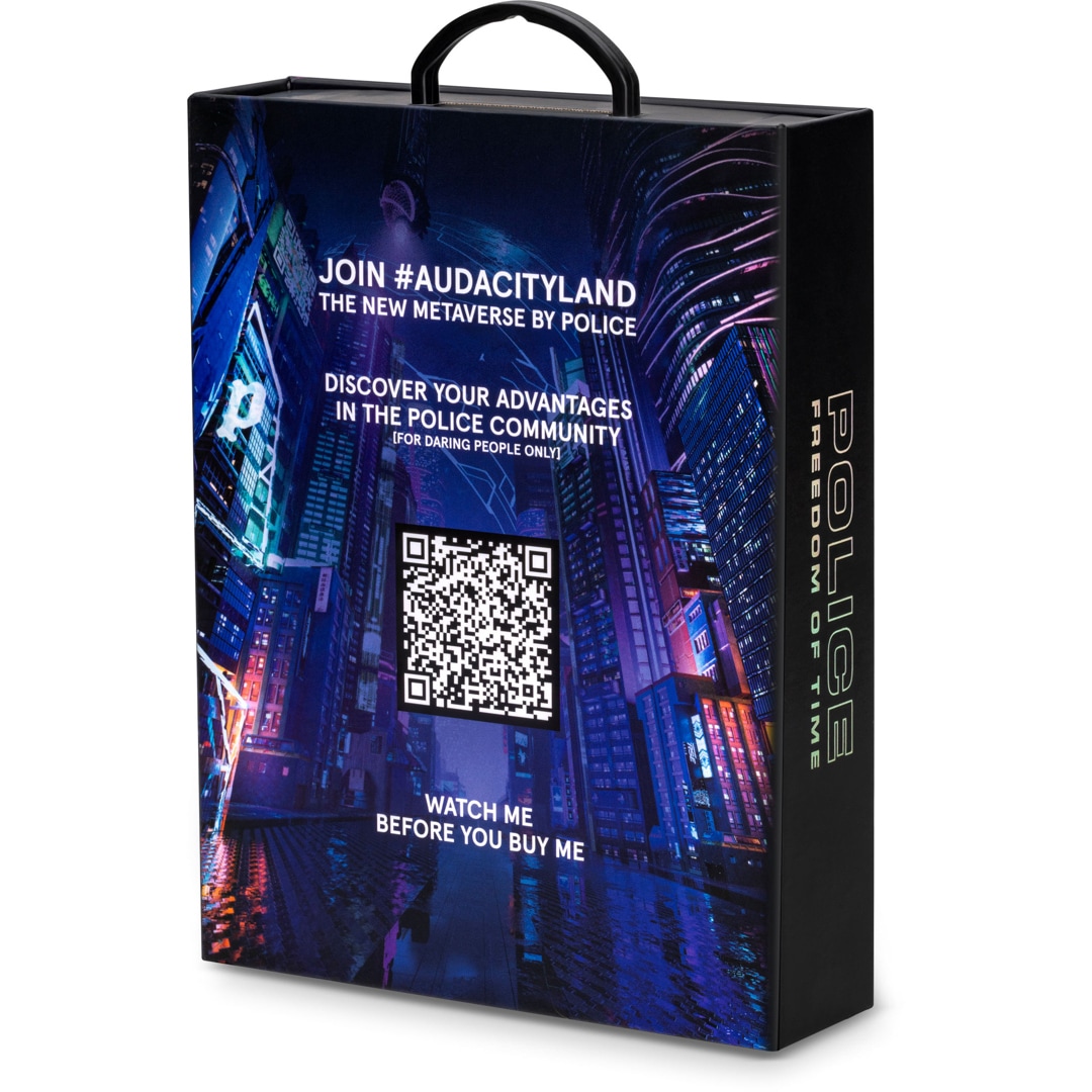 Police Freedom Of Time MyAvatar Smartwatch Silbrig / Schwarz