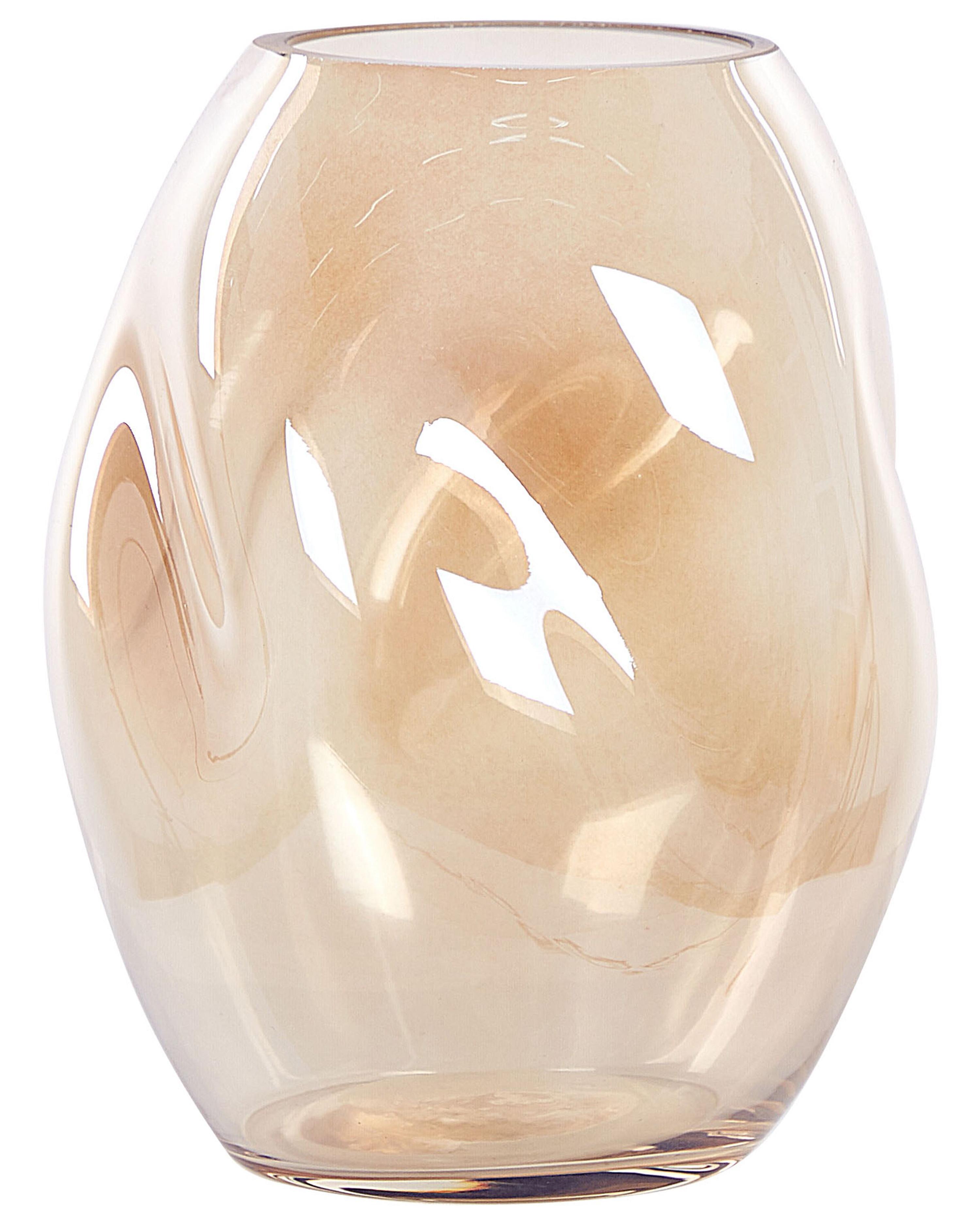Bloemenvaas GERAKINI Glas 20 cm Oranje