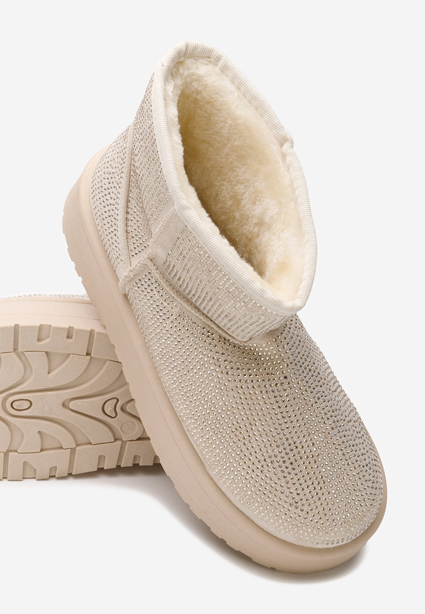 Bottes de neige femme beige Feyna