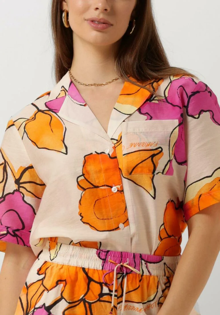 FABIENNE CHAPOT gele fabienne chapot blouse brock blouse