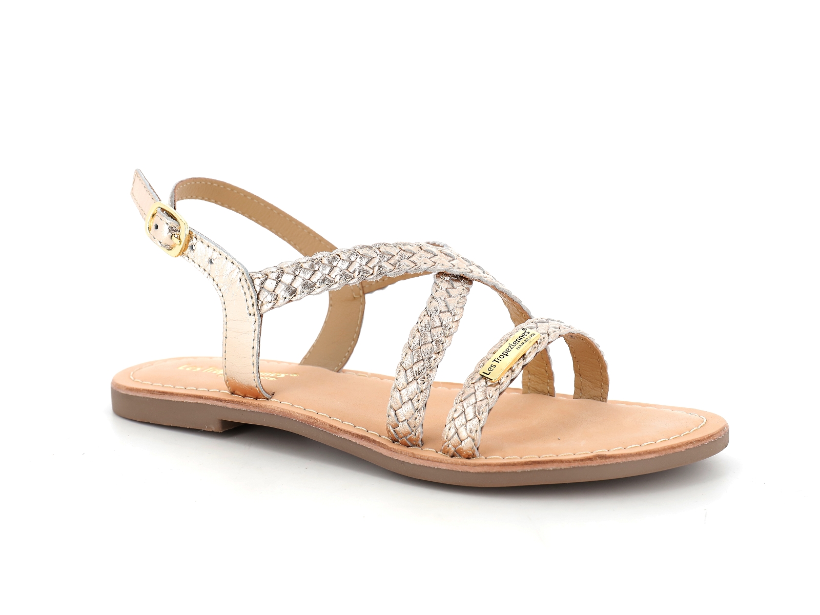 Les tropeziennes-DIAMS Cuir Or