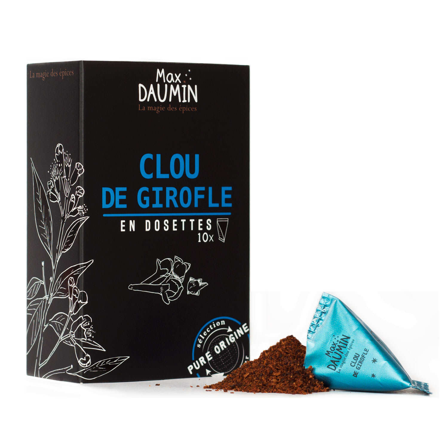 10 dosettes de clous de girofle de Madagascar