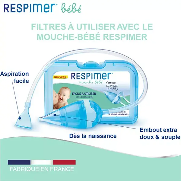Refil para aspirador nasal Respimer Baby - 20 unidades