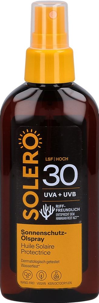 SOLERO Sonnenschutz-Ölspray<br>150 ml, Spray, Öl, SPF30