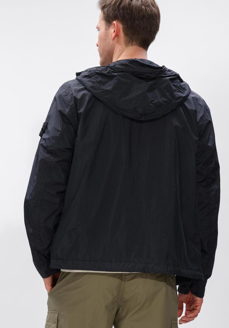 donkerblauwe stone island gewatteerde jas jacket s0a23