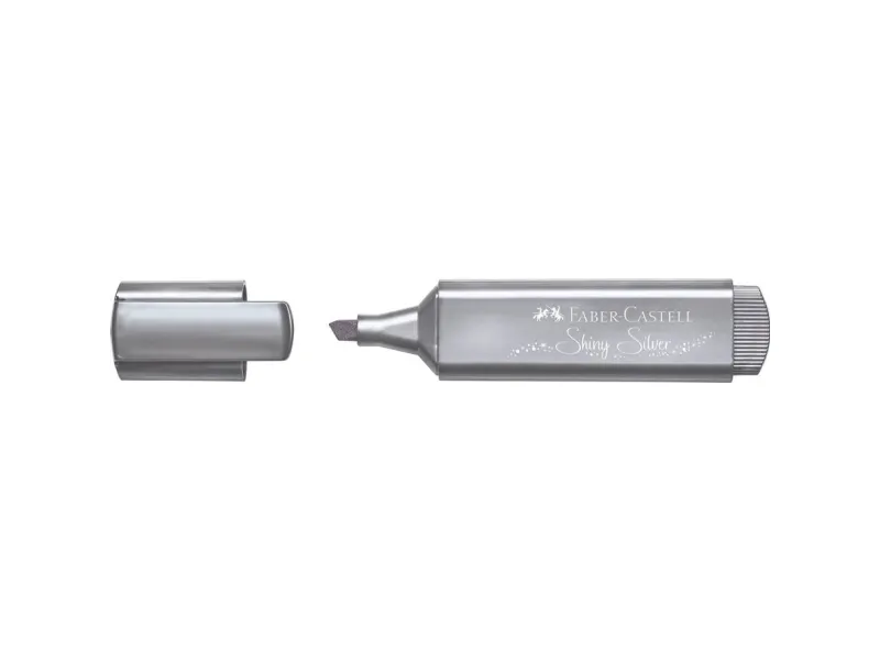 Faber-Castell TEXTLINER 46 Metallic - Highlighter - skinnende sølv - vandbaseret blæk - 1-2-5 mm
