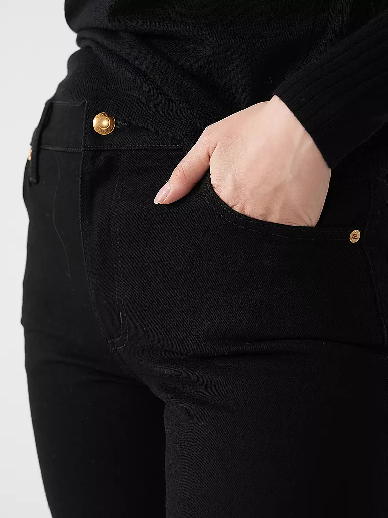 TORY BURCH Jeans Flared Fit 7/8 schwarz