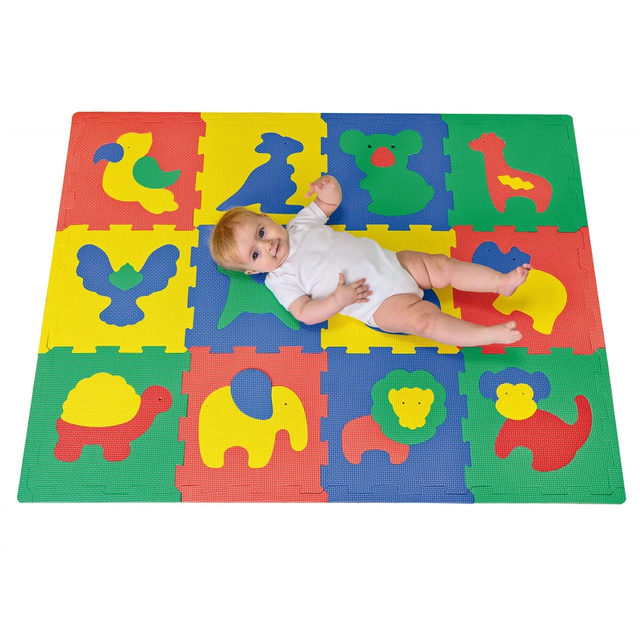 Hakuna Matte Puzzlematte für Babys - Safari Tiere