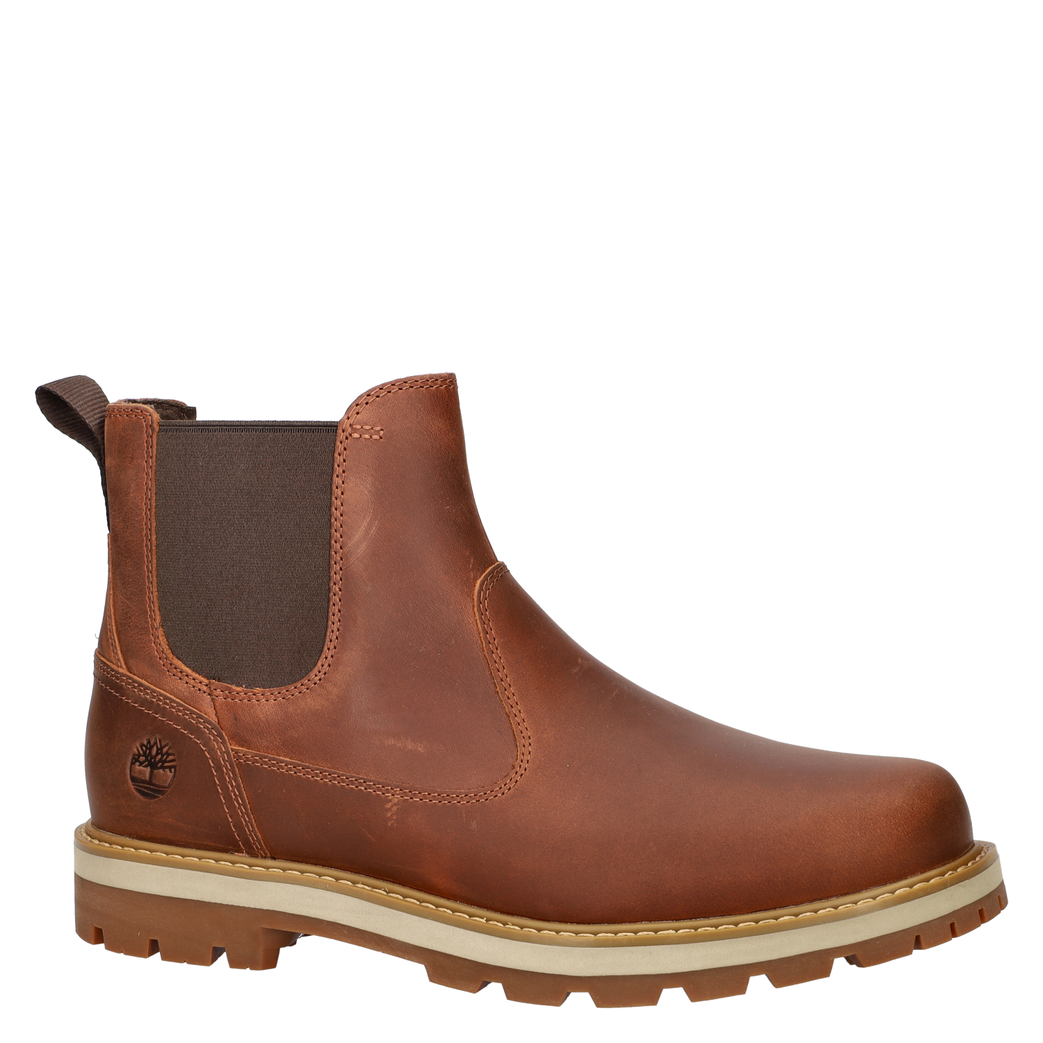 Britton Road heren chelseaboot Timberland Cognac
