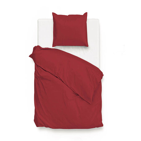 Dekbedovertrek Satinado - Spicy Red