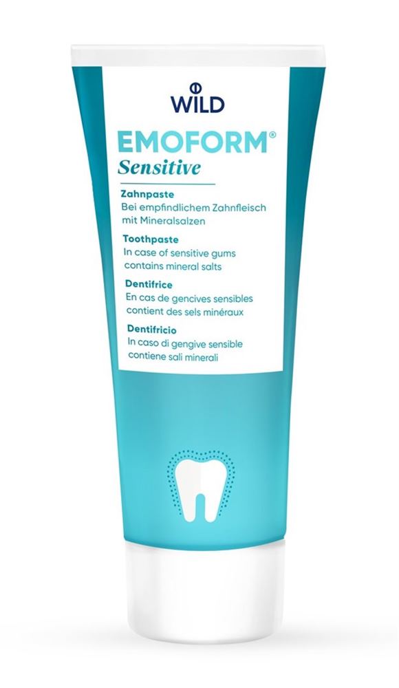 EMOFORM Sensitive Zahnpaste<br>75 ml, Tube