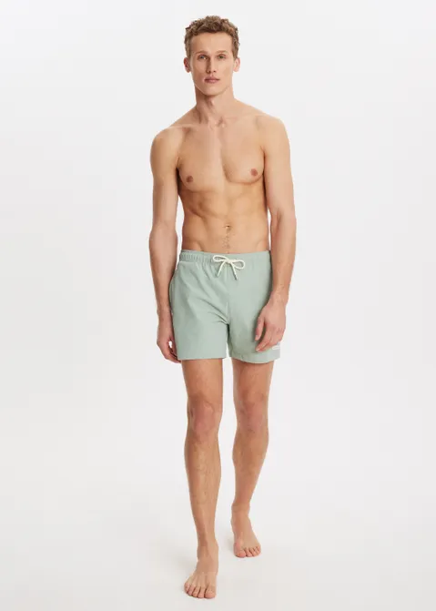 Seersucker zwembroek groen (MINT.D)