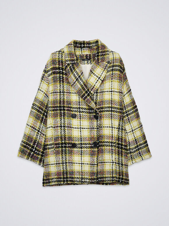 Blazer xadrez - Off-White