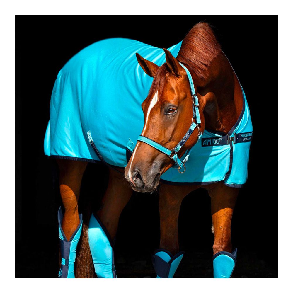 Horseware AMIGO - Couverture séchante delphiniu