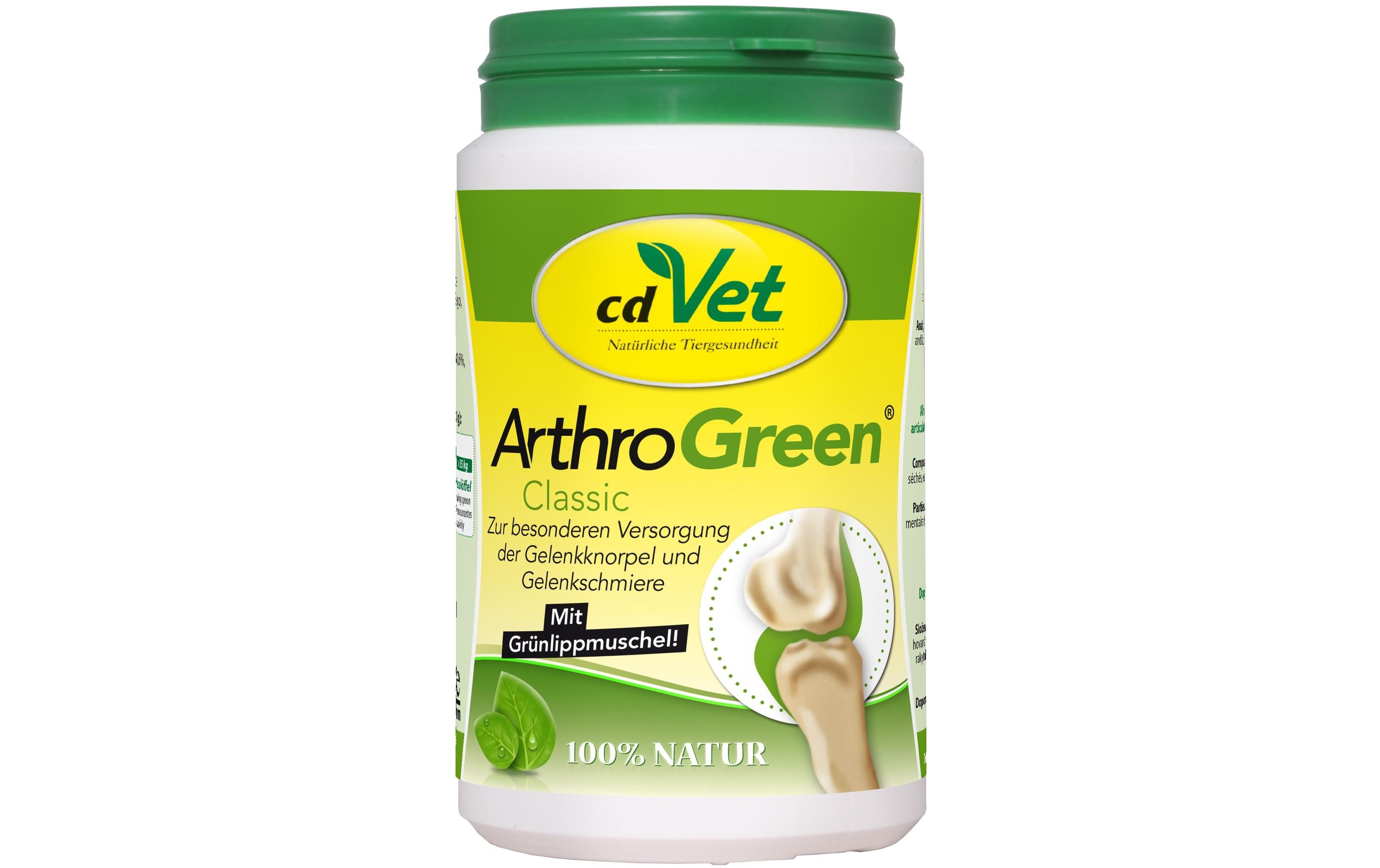 Hunde-Nahrungsergänzung ArthroGreen Classic, 165 gNahrungsergänzung für Hunde & Katzen