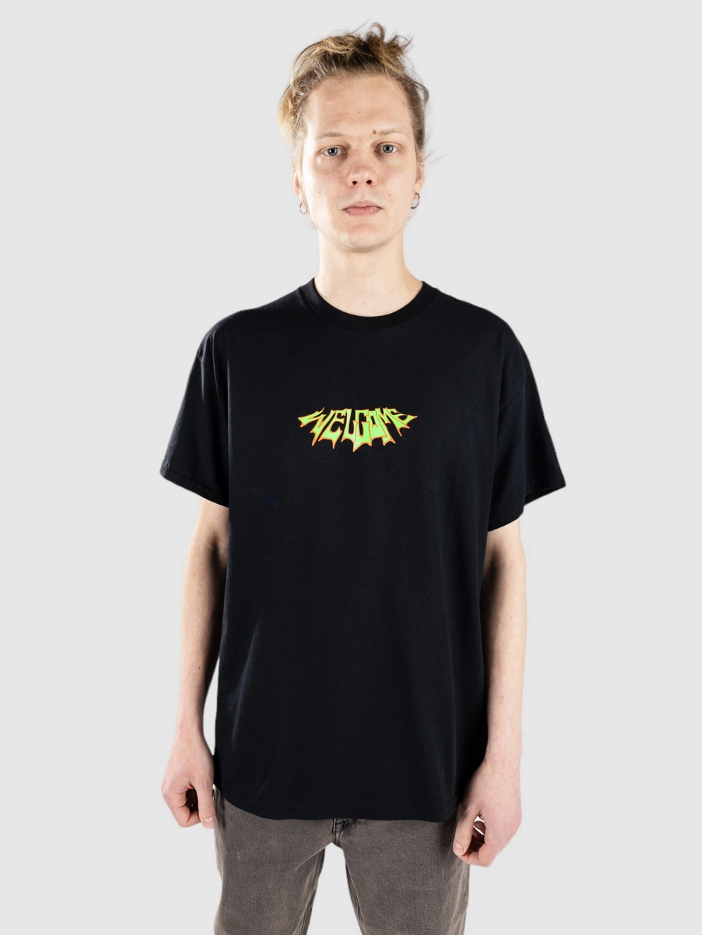 Welcome Shell T-Shirt black/green/orange