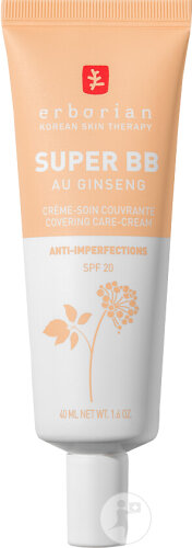 Erborian Super BB Crème Soin Couvrant Anti-Imperfections Doré 40ml