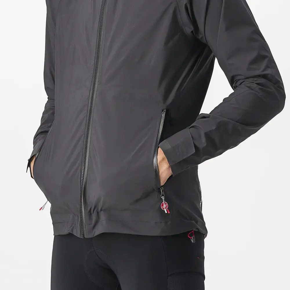 Castelli Trail GT Fietsjack Donkergrijs Heren