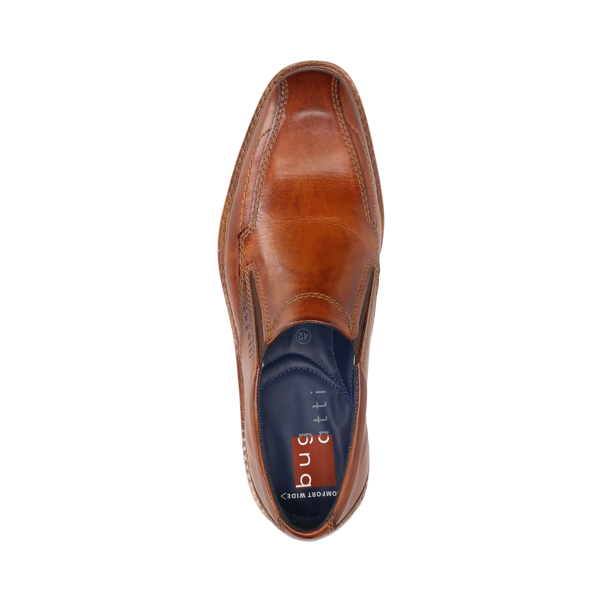 Slip-on cognac