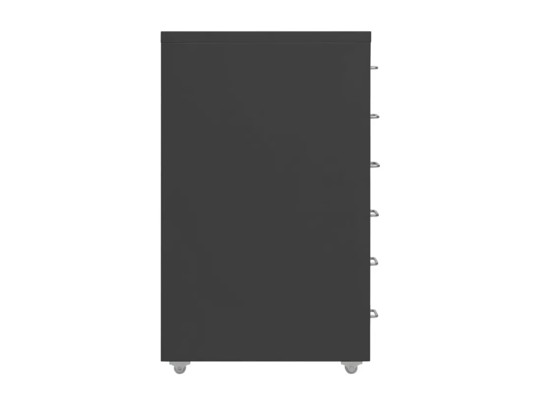 Classeur mobile Anthracite 28x41x69 cm Métal