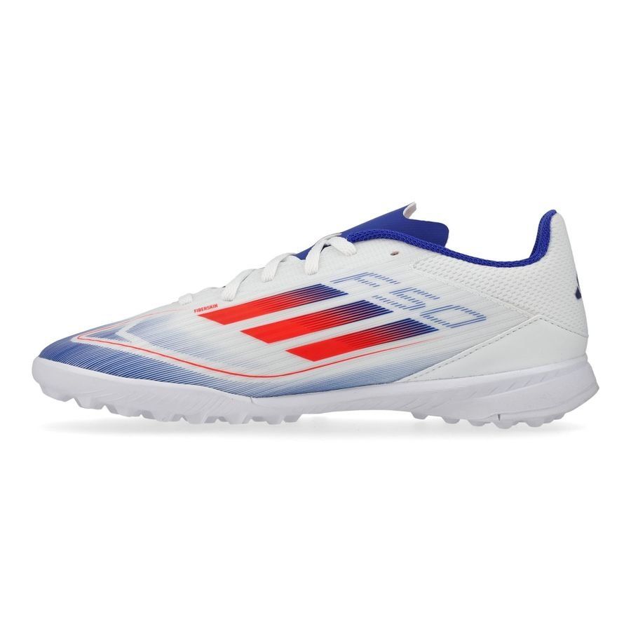 adidas F50 League TF Advancement - Blanc/Rouge/Bleu Enfant