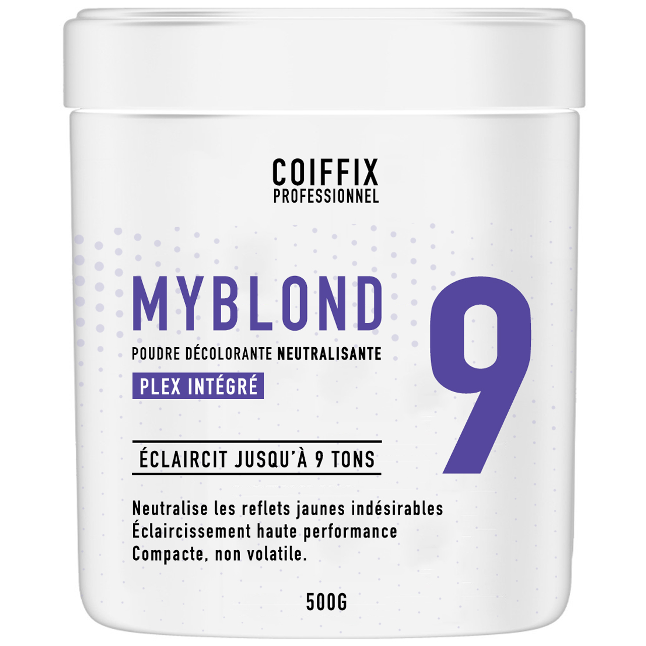 Poudre Dcolorante 9 Tons MyBlond Coiffix Professionnel 500G