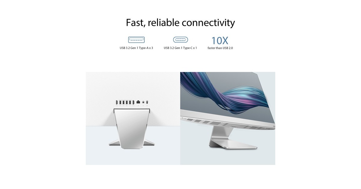 ASUSA3402WVAK All-in-One all-in-one pc  (Zwart | i7-1355U | Intel Graphics | 16 GB | 512 GB SSD)