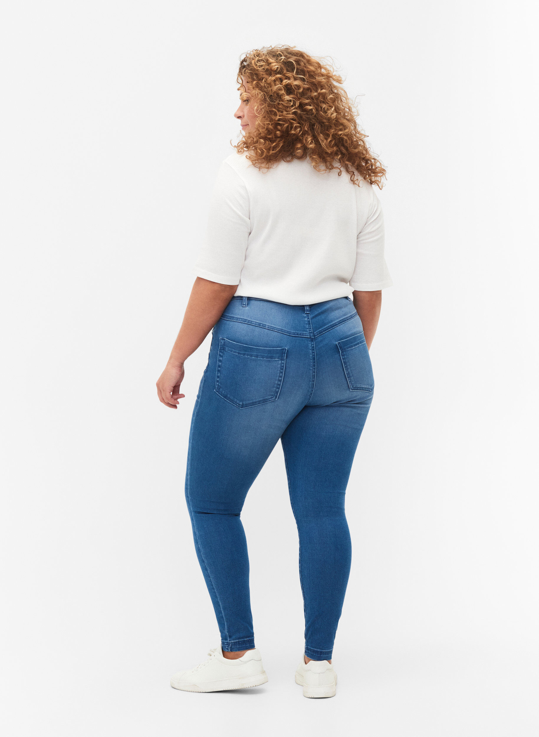 Super slim Amy jeans med høj talje