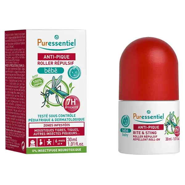 Repelente de mosquitos Puressentiel Anti-Bite Baby Roll-on 30ml