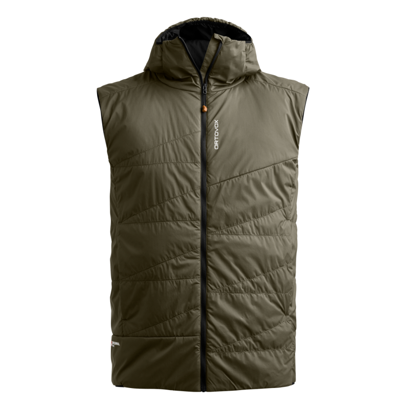 Swisswool Piz Duan Vest - Doudoune sans manche en laine mérinos homme