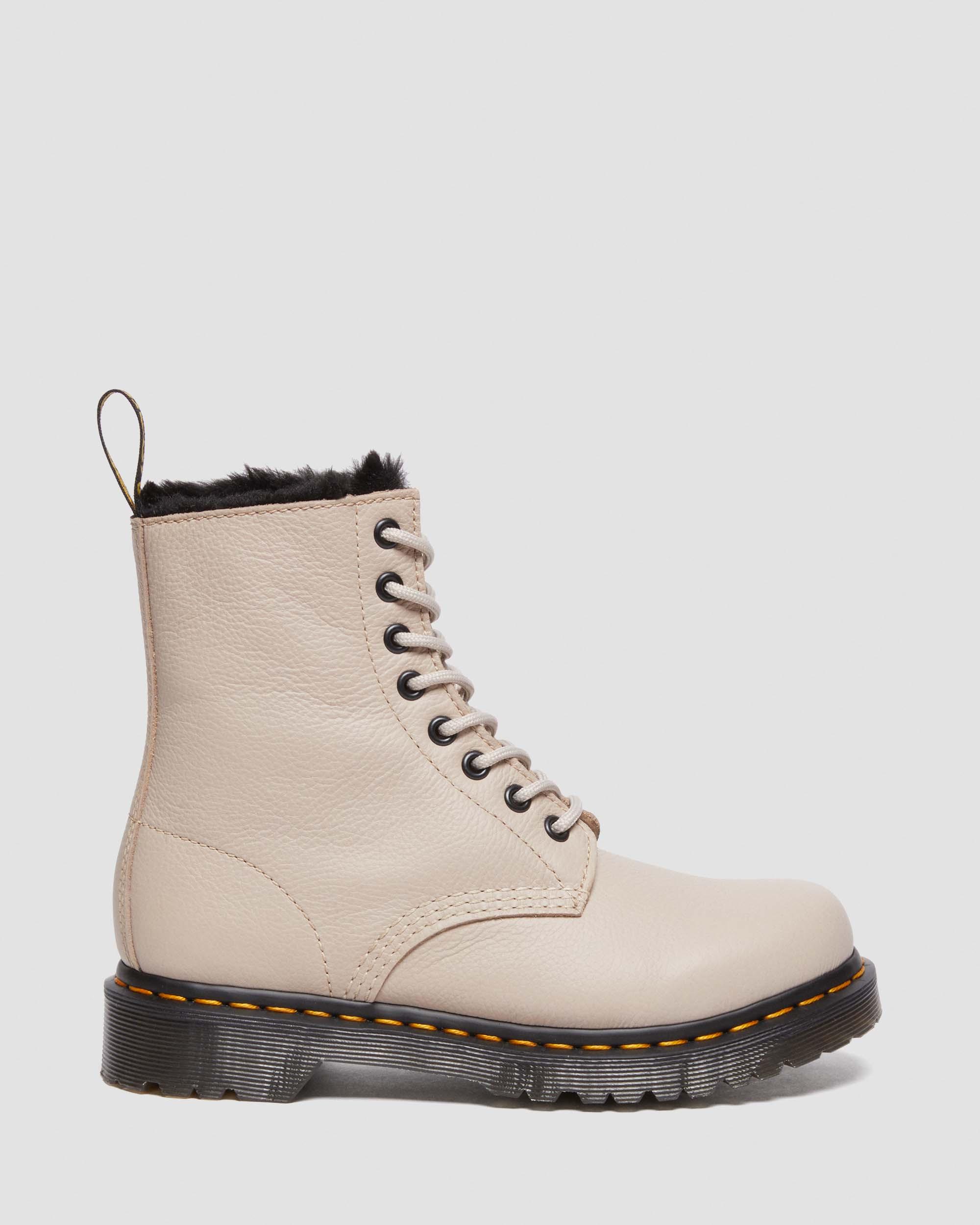 1460 Serena Faux Fur Lined Virginia Lace Up Boots
