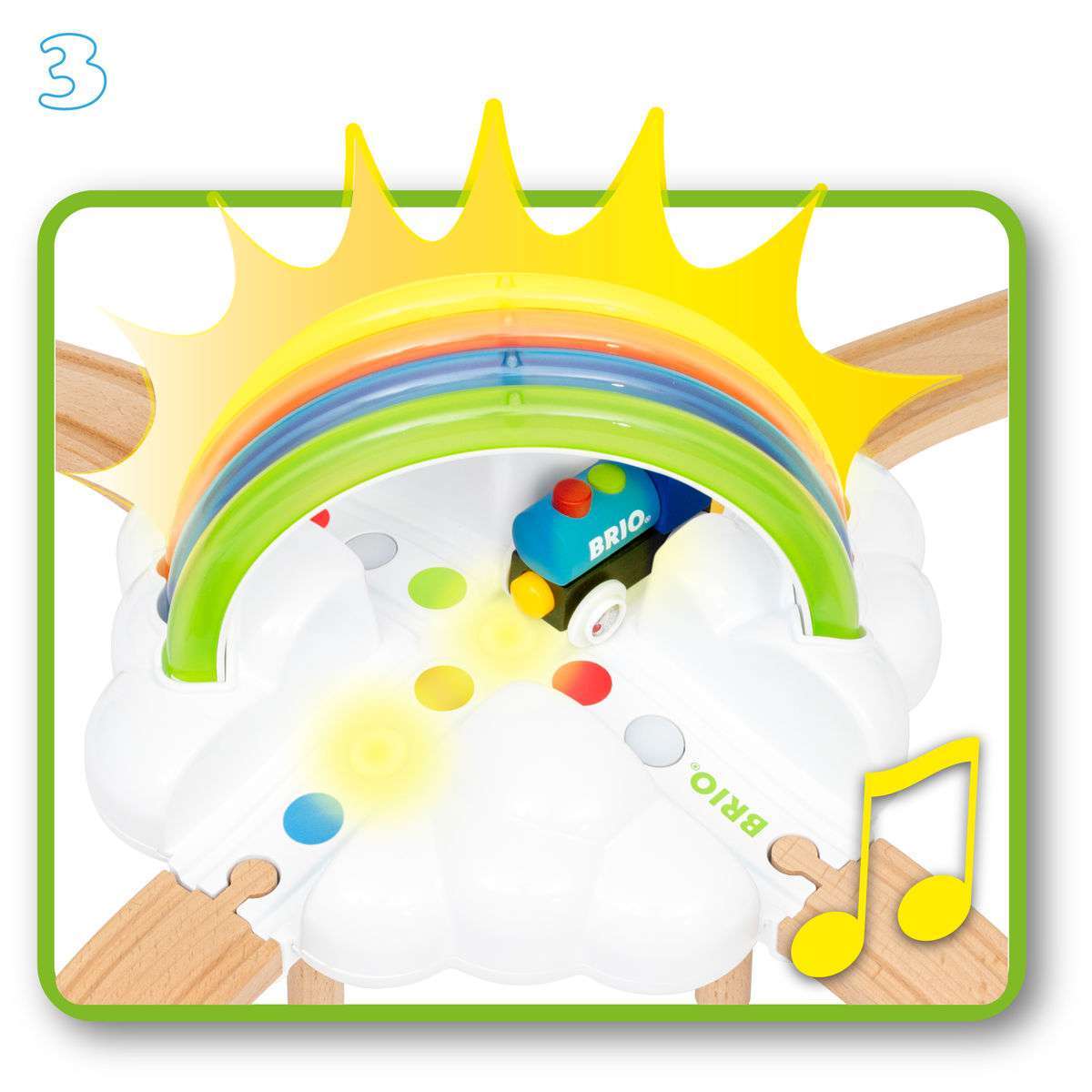 BRIO Spiel Mein erstes Bahn Regenbogen-Set