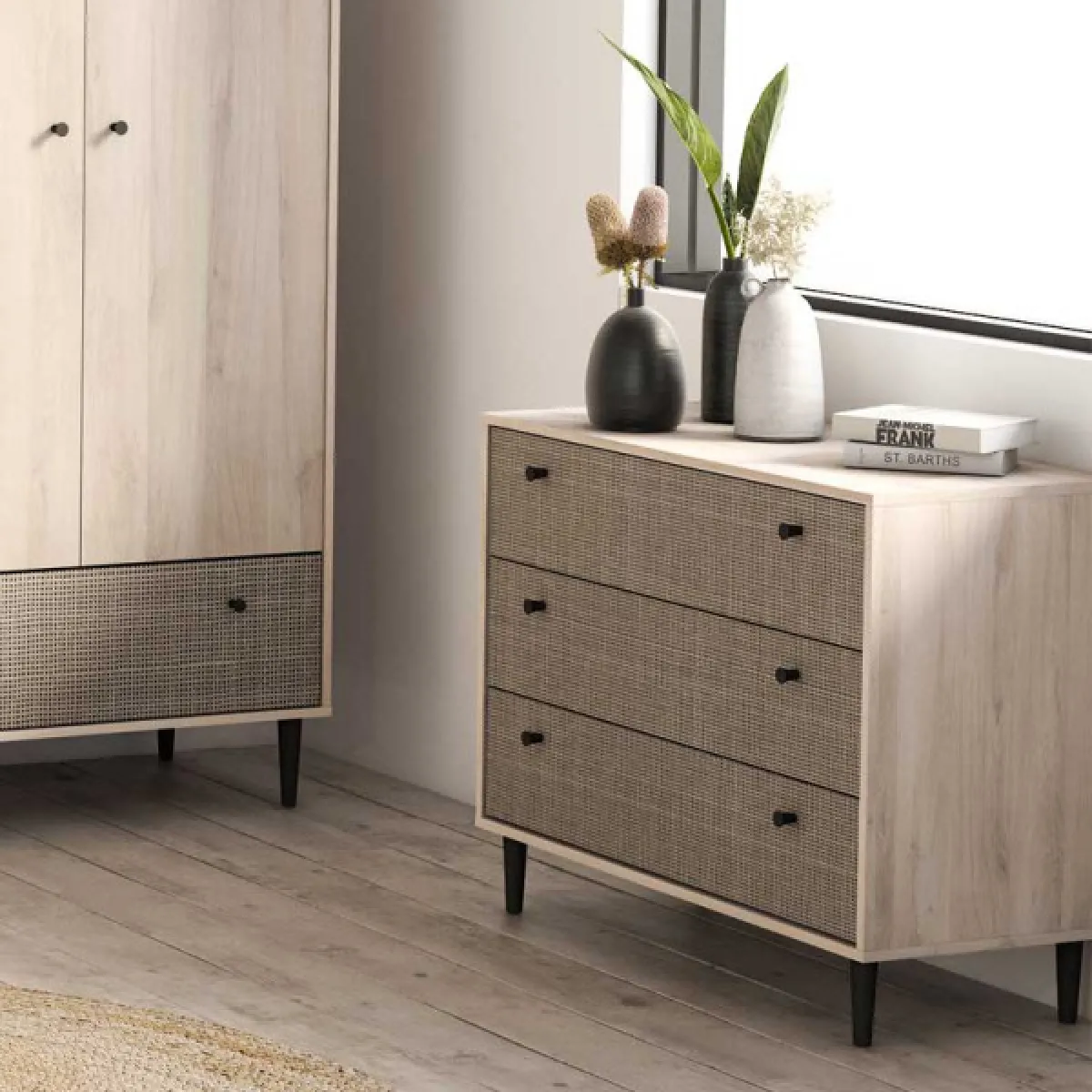 Dansmamaison Commode GONSAI - Chêne clair