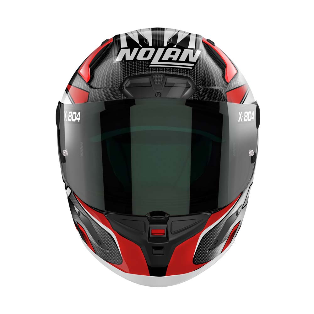 Nolan - Casque X-804 RS Ultra Carbon MotoGP Carbone / Blanc / Rouge