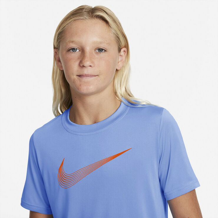 Nike Dri Fit Traenings T Shirt Blå