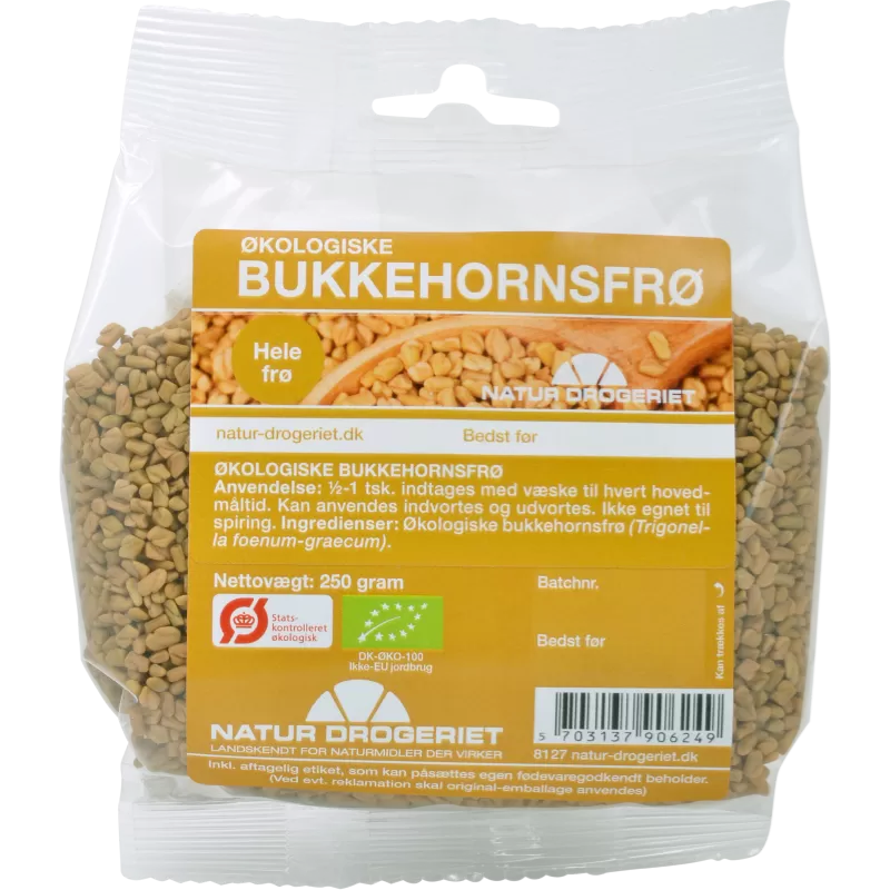 Natur-Drogeriet Bukkehornsfrø, Økologiske - 250 g