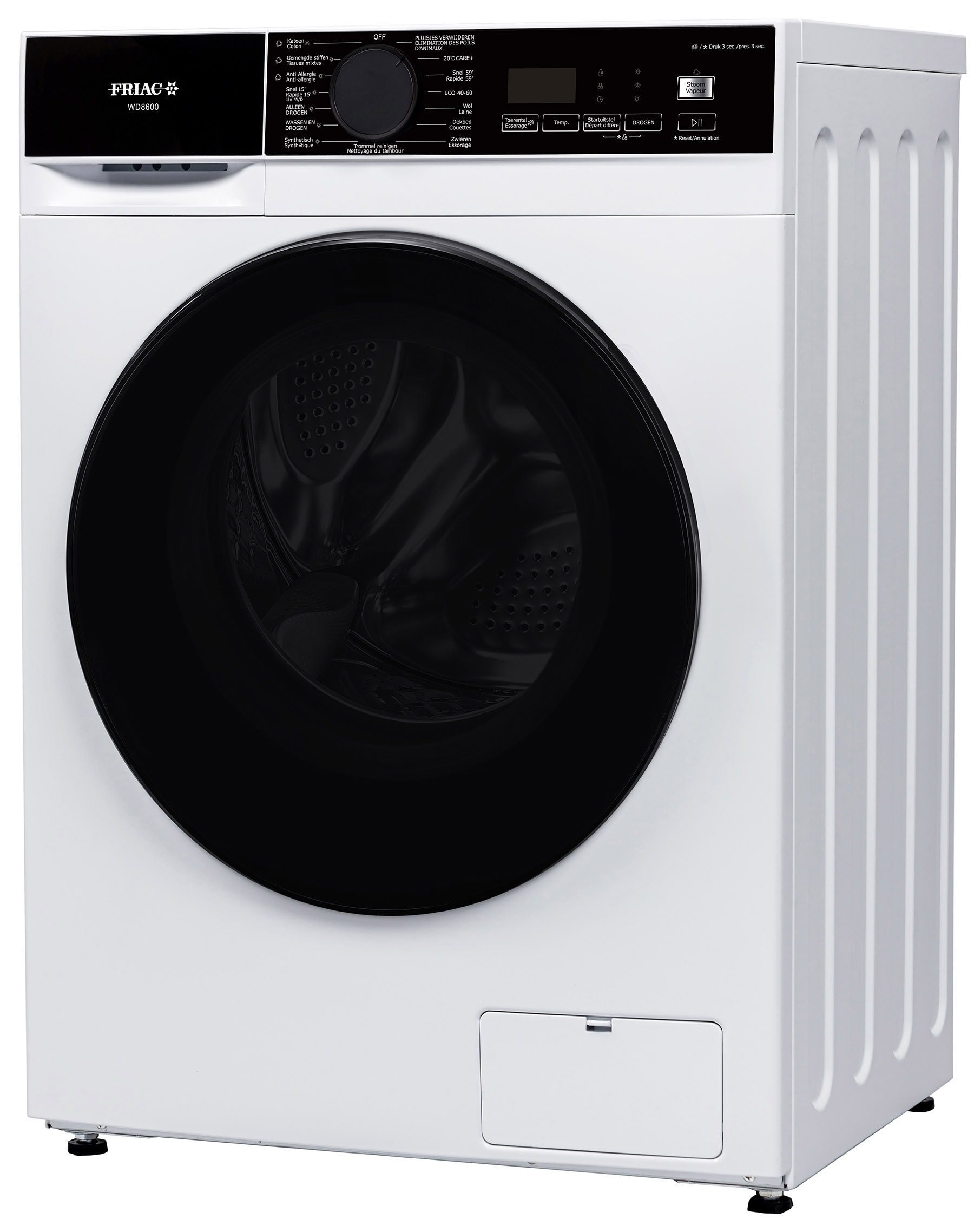 Friac WD8600 Was-droogcombinatie 8/6 kg 1400 T