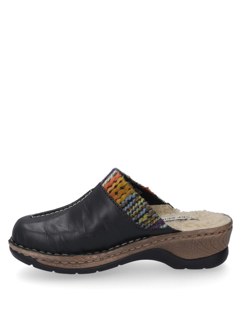 Clog Catalonia 59, schwarz-multi