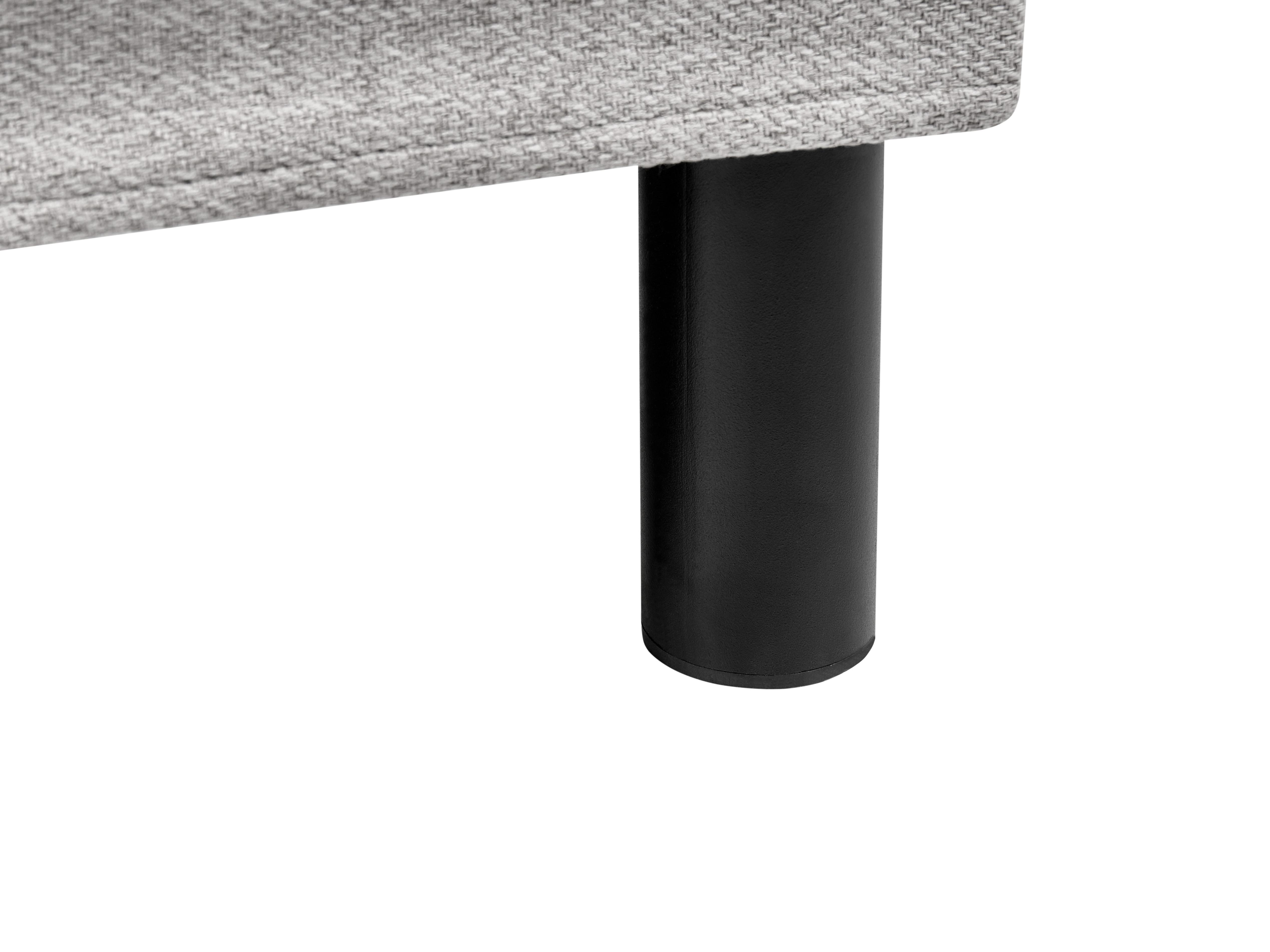 Boxspring Stof COUNTESS 180 x 200 cm Lichtgrijs