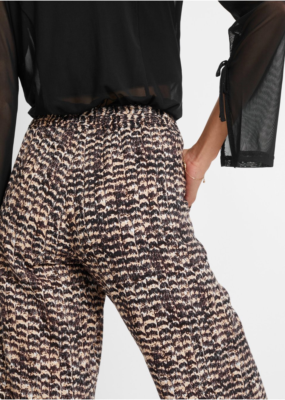 Jupe-culotte taille extensible